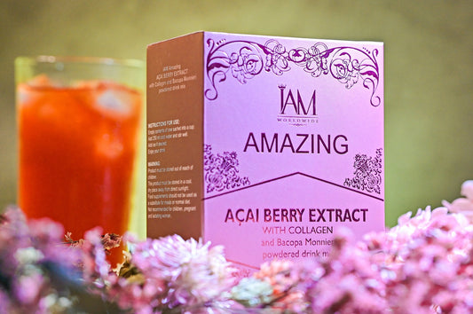 Amazing Acai Berry with Collagen and Bacopa | 7 Sachets | Free Shipping | COD