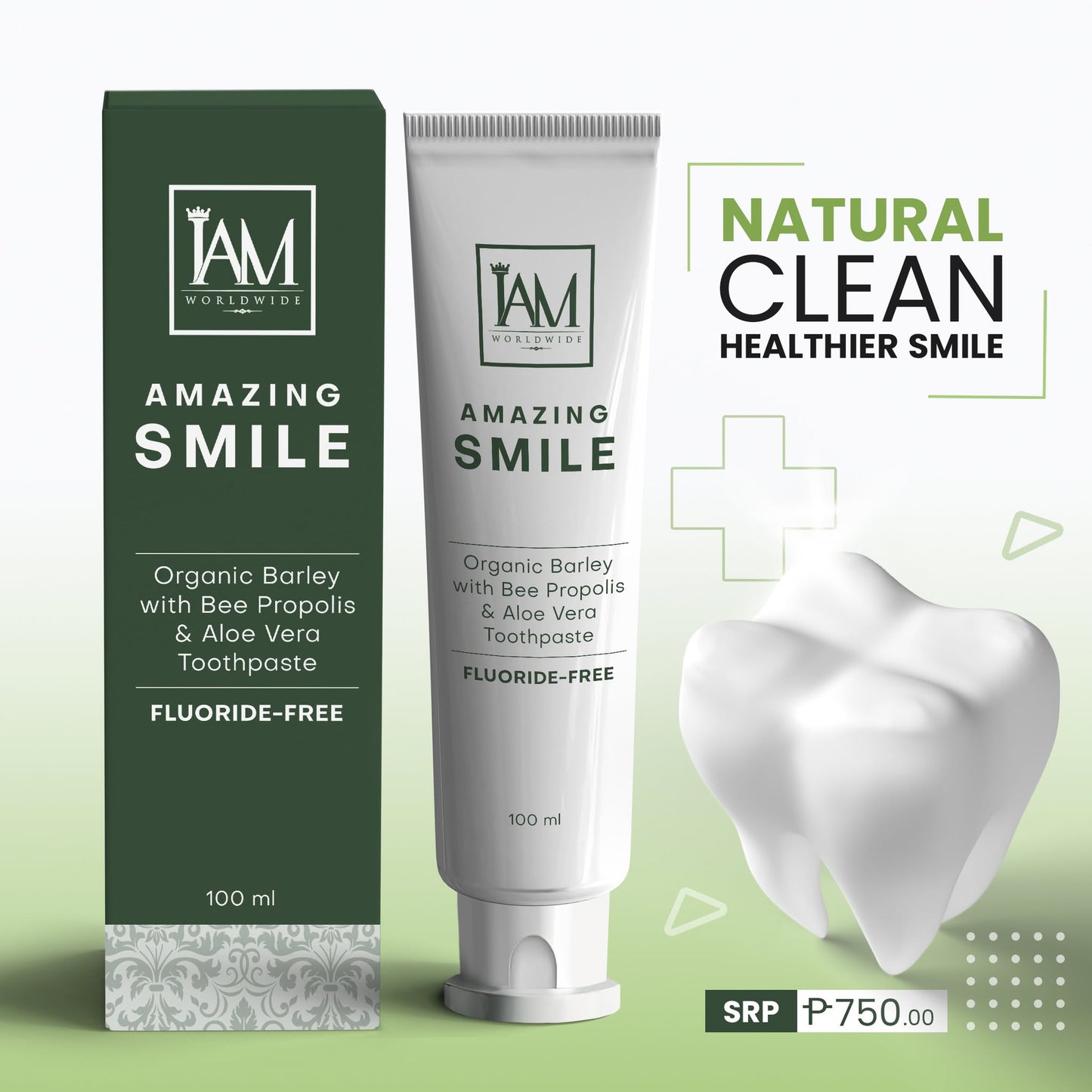 Amazing Smile Tooth paste (Organic and Natural) | COD | FREE SHIPPING